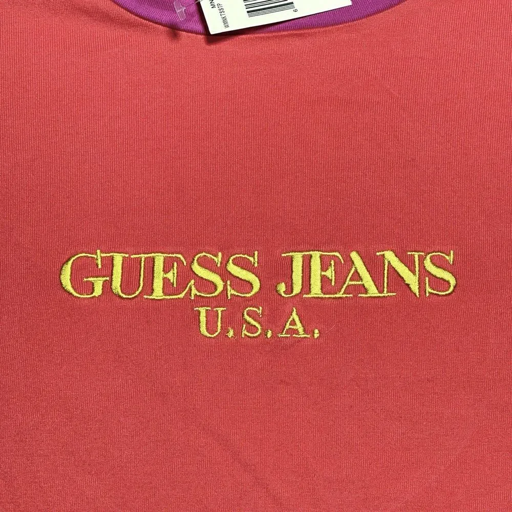 NEW GUESS Jeans USA Sean Wotherspoon Farmers Market Colorblock T-Shirt 2XL NWT - Picture 2 of 10